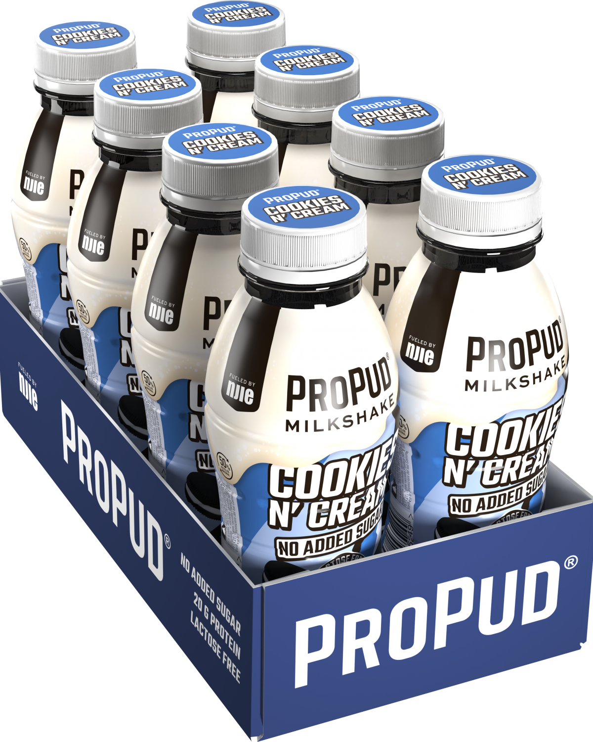 NJIE ProPud Milkshake - Cookies &amp; Cream 8x330ml