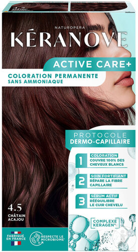 Keranove Active Care+ Châtain Acajou 4.5 1 Kit