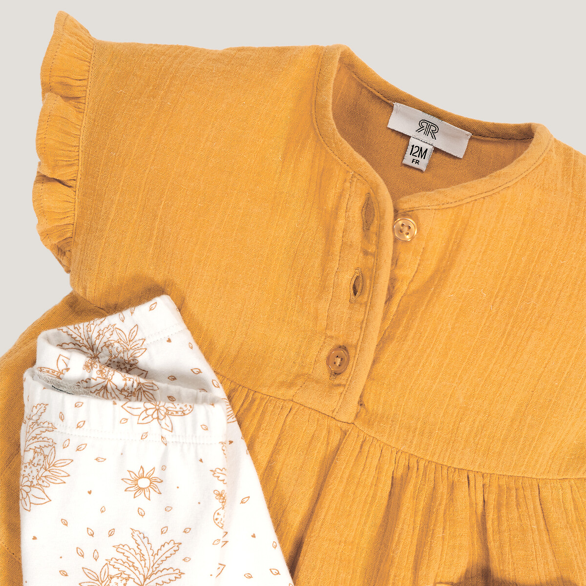 COLEÇÃO LA REDOUTE<br>Conjunto de 2 peças, blusa e leggings