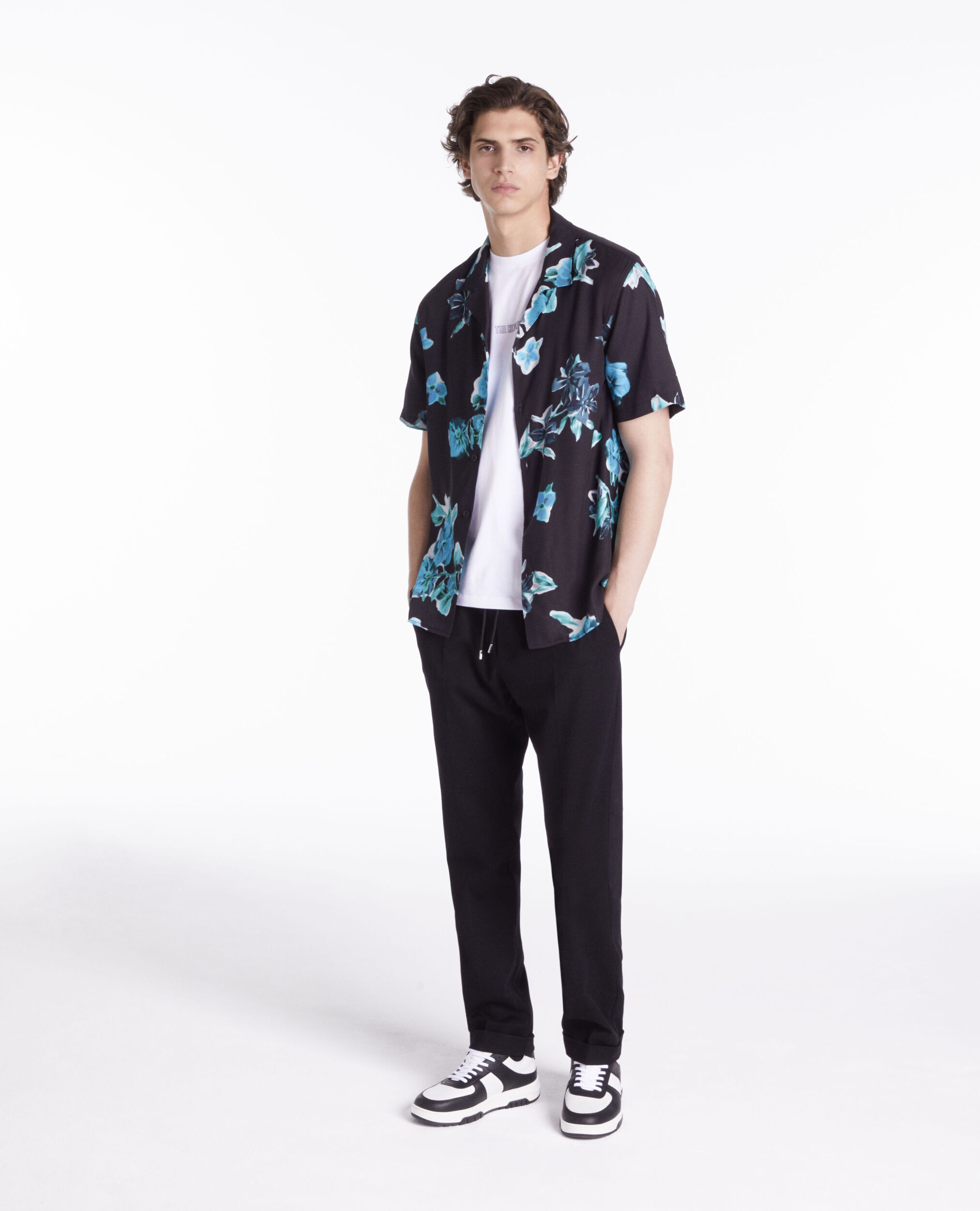 Chemise imprimée manches courtes