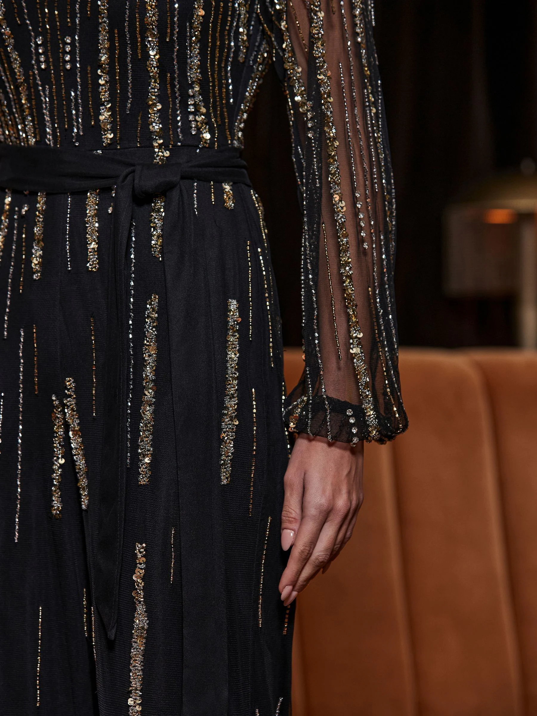 Sosandar Dazzling Embellished Jumpsuit