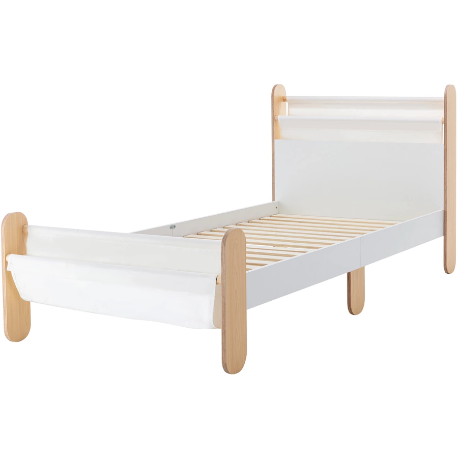 HOMCOM Kinderbett mit Kinderfreundlichem Design bunt
