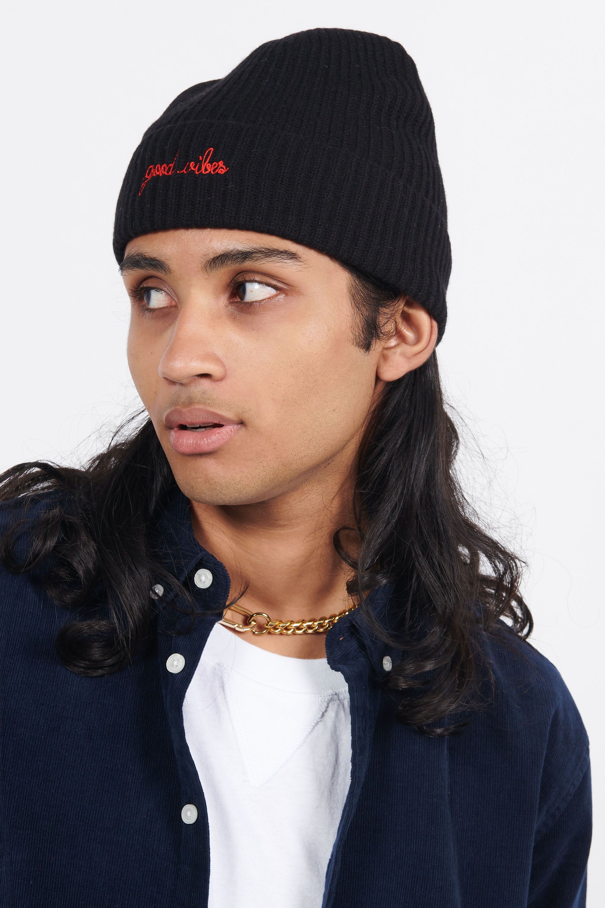 MAISON LABICHE Bonnet VINCENNES GOOD VIBES Noir