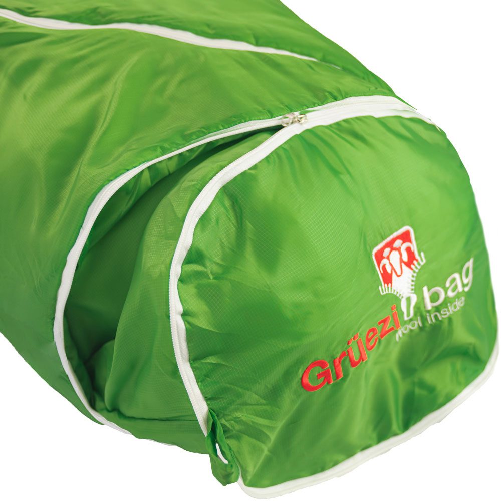 Grüezi Bag Biopod Wolle Kids World Traveller holly green