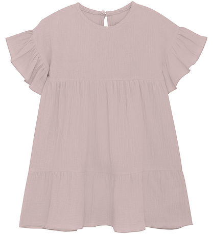 Huttelihut Kleid - Musselin - Cloud Grau