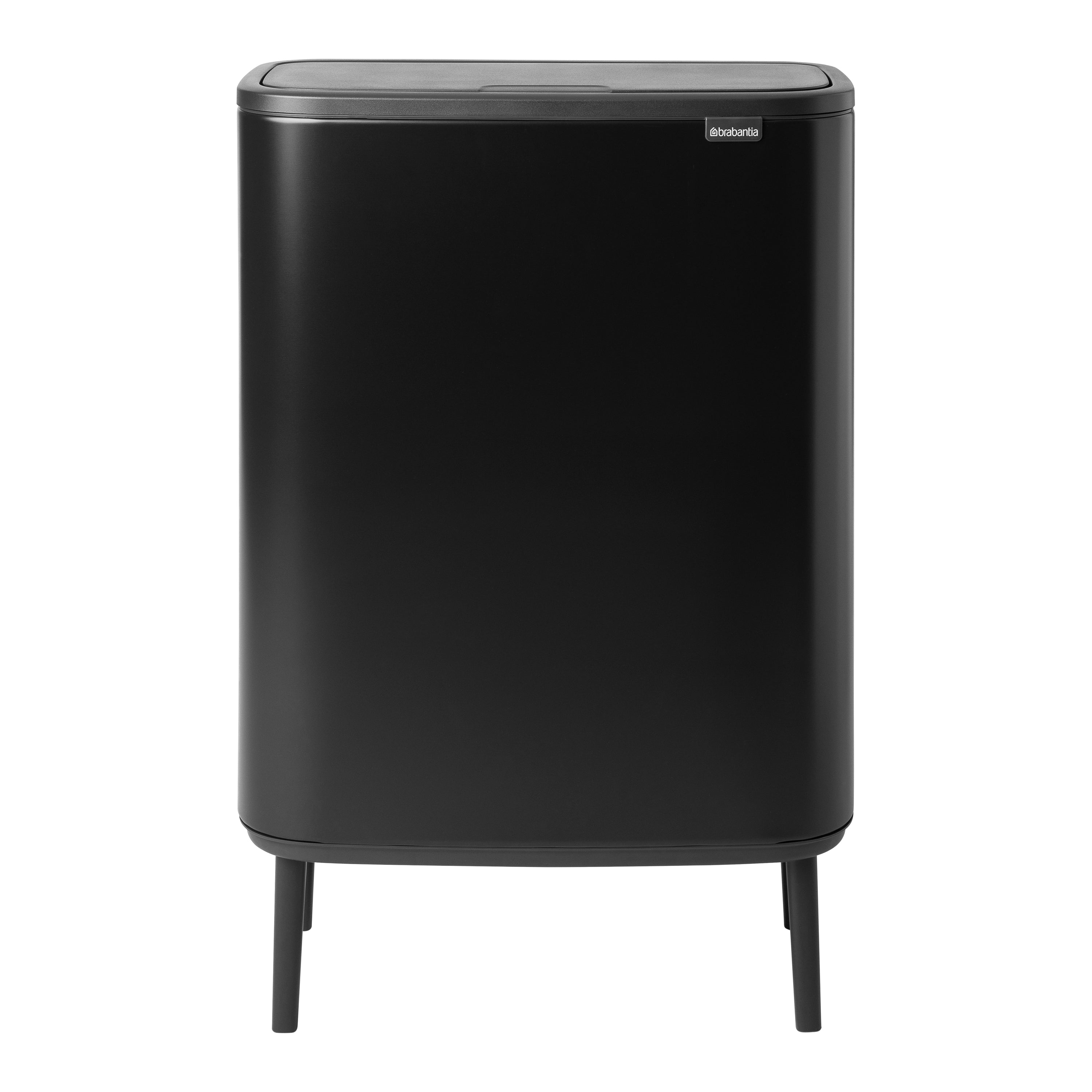 Brabantia Bo Touch Bin Hi Afvalemmer 2 x 30 L - Zwart