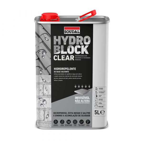 Soudal Hydroblock Clear Incolor 5L