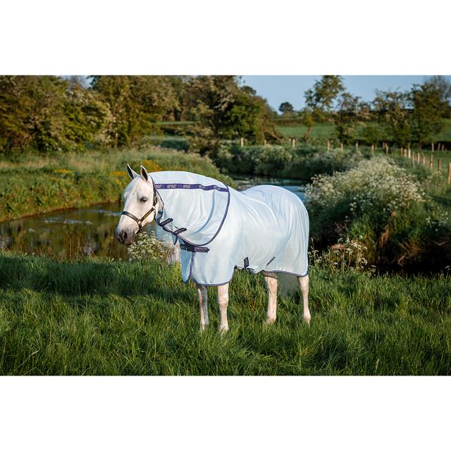 Vliegendeken Horseware Amigo Bug Rug XL Lichtblauw-blauw