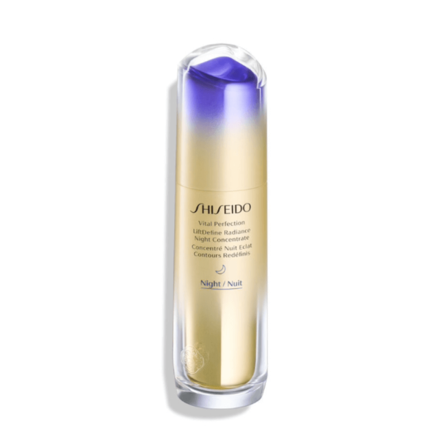 Vital Perfection concentré nuit contours redéfinis éclat SHISEIDO