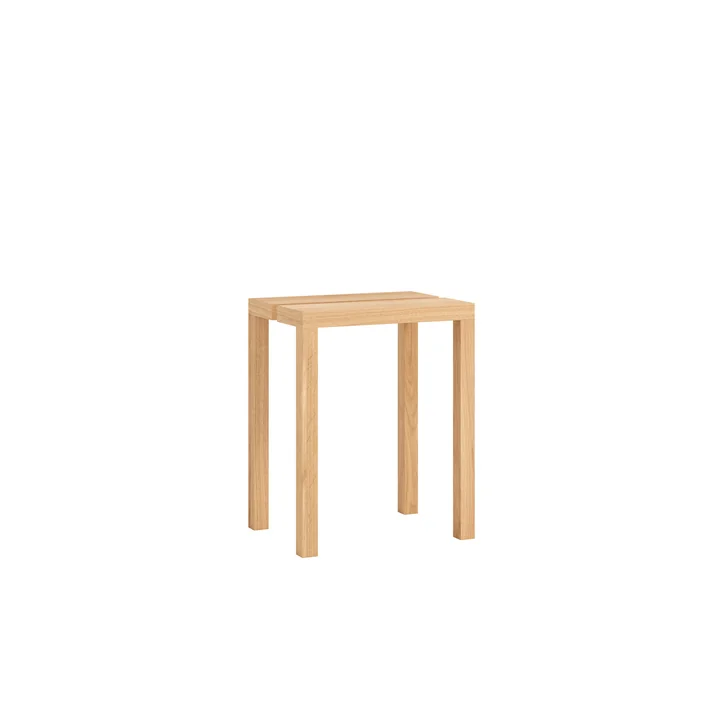 Moebe - Peg Hocker, H 44 cm, Eiche geölt