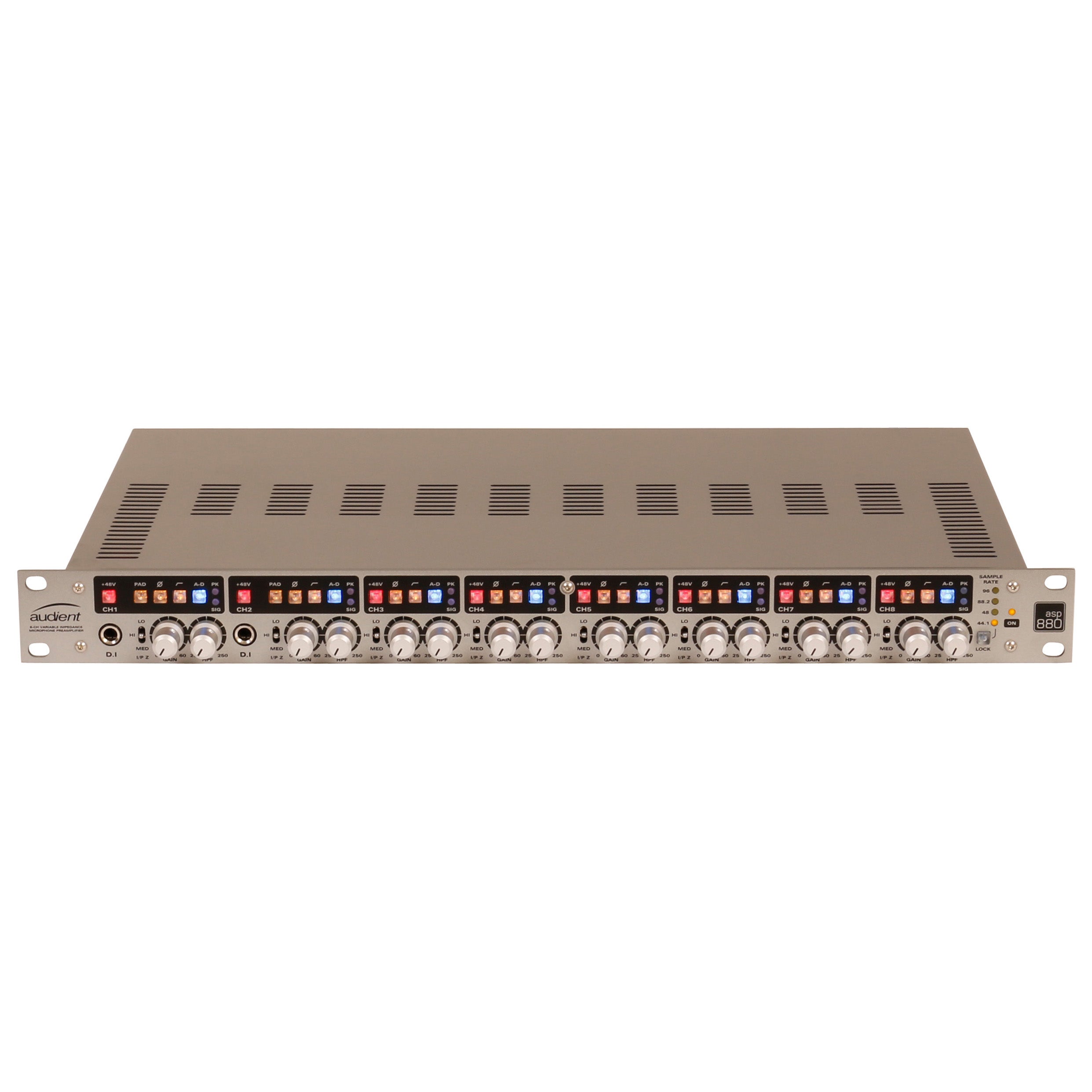 Audient ASP880 microfoon voorversterker