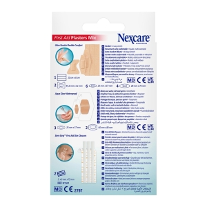 3M NEXCARE First Aid Pflaster Mix assortert, 20 Stück