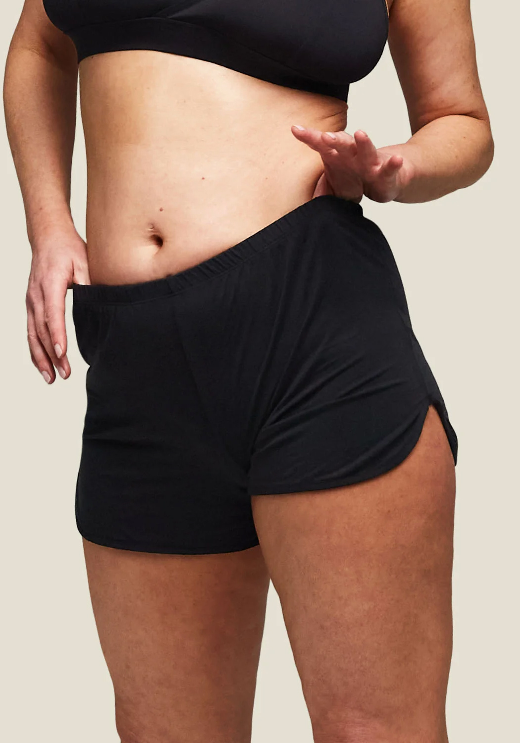 Wuka Wear Pyjama Jersey Shorts Black