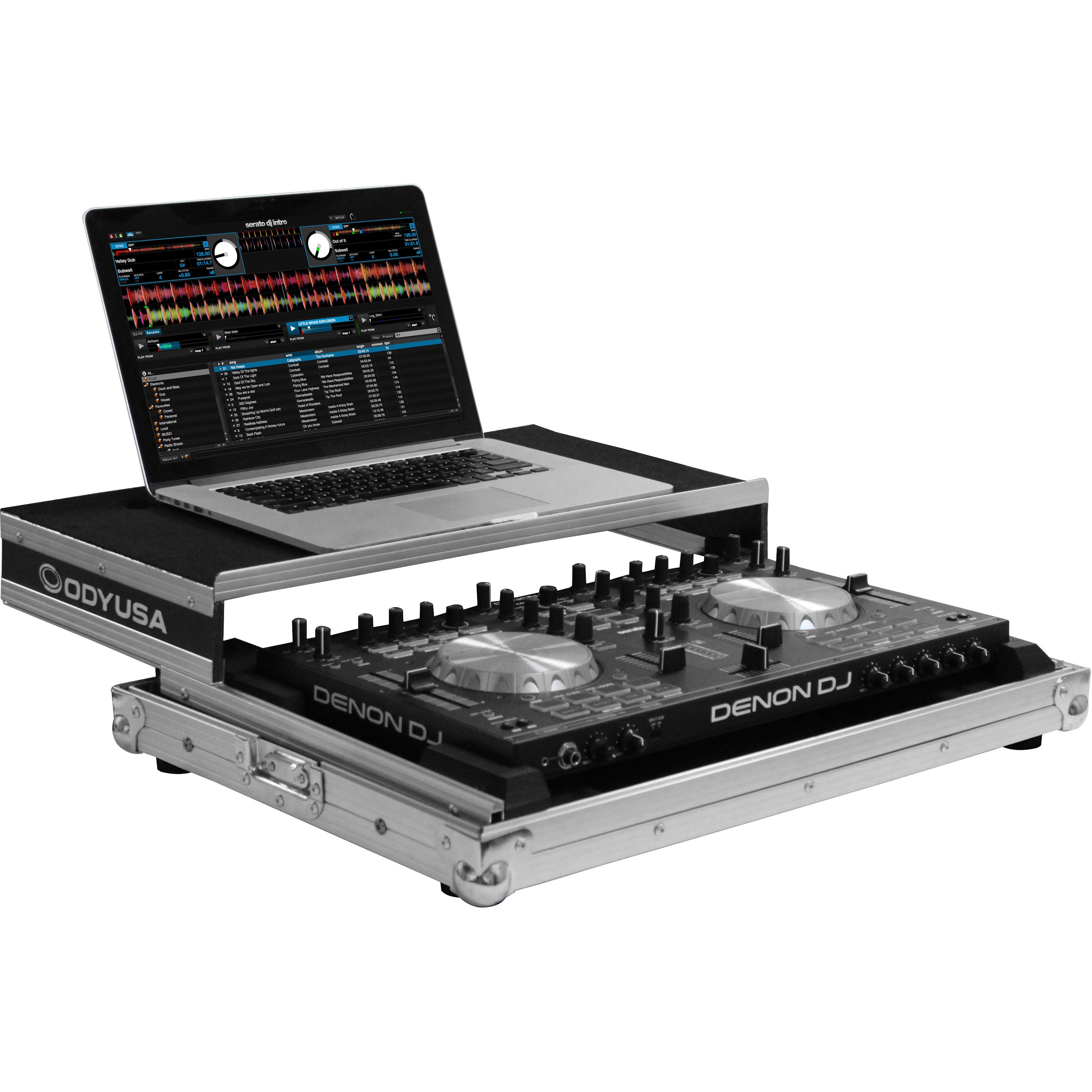 Odyssey FRGSDNMC4000 Flight Ready flightcase voor Denon MC4000