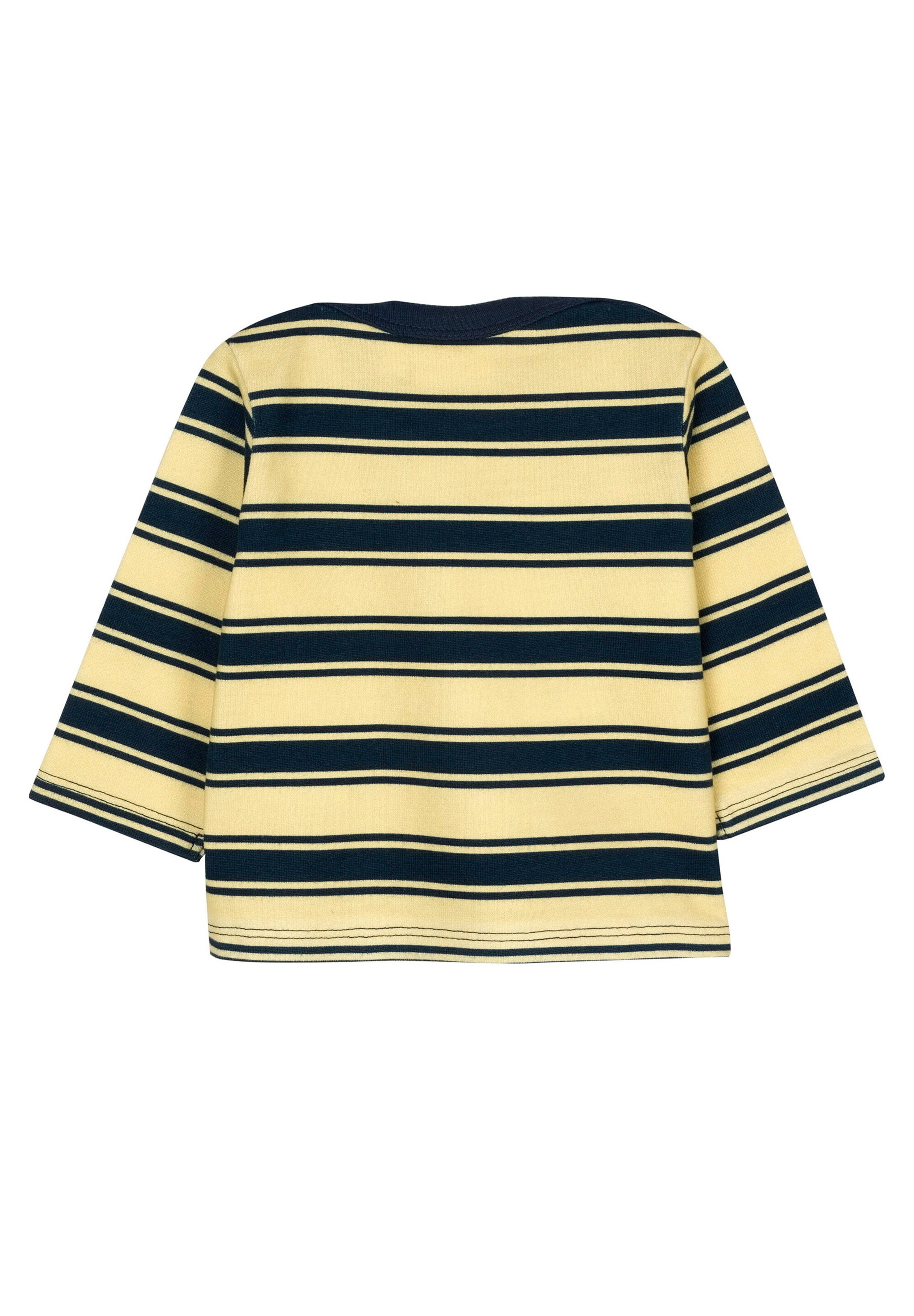 Alvi Langarmshirt - Vanilla-Black Iris Stripe