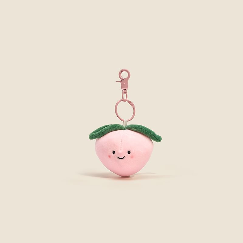 Jun's Journal - Sleutelhanger met groente-pluche tashanger (verschillende ontwerpen)
