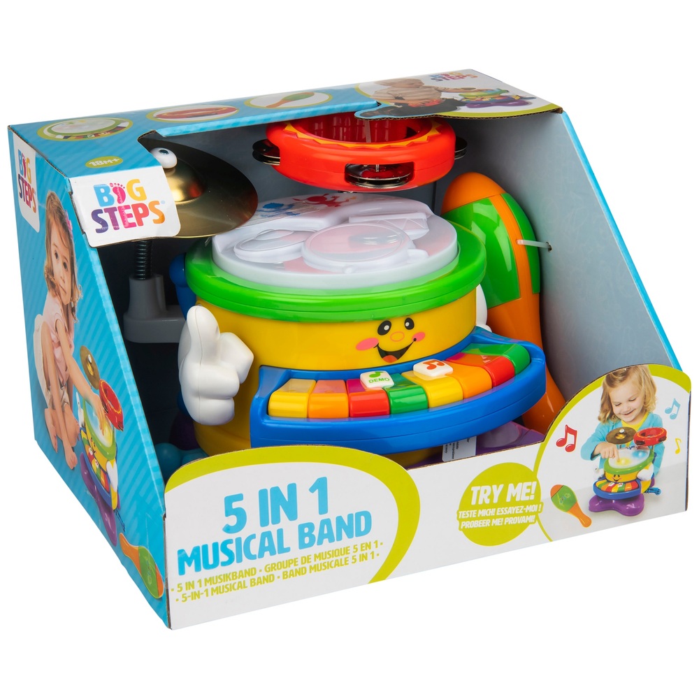 Big Steps Groove 5-in-1 Musikband