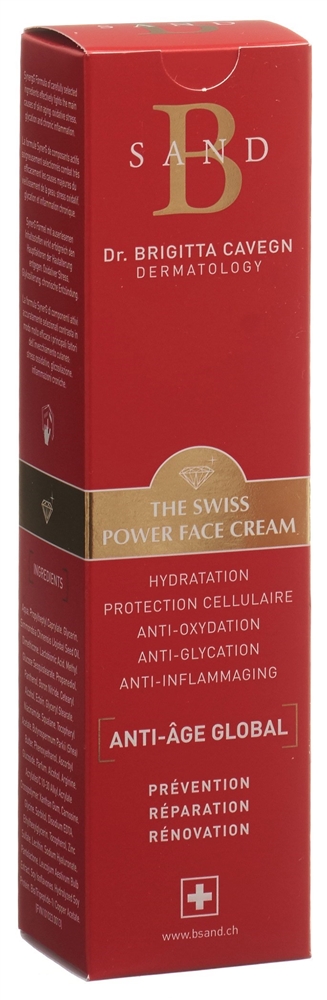 B SAND The Swiss Power Facecream Creme Anti-Aging Tb 40 ml