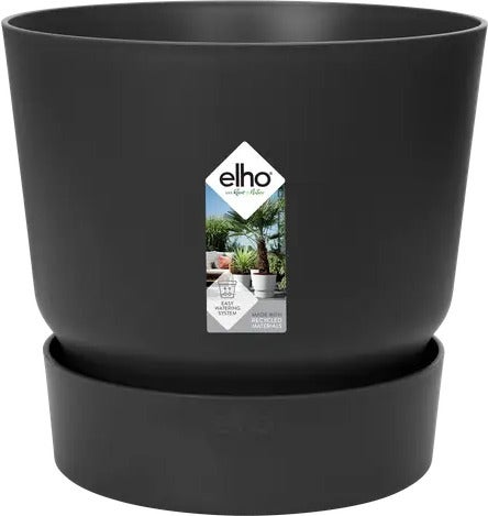Elho bloempot Greenville zwart D 50 H 55 cm