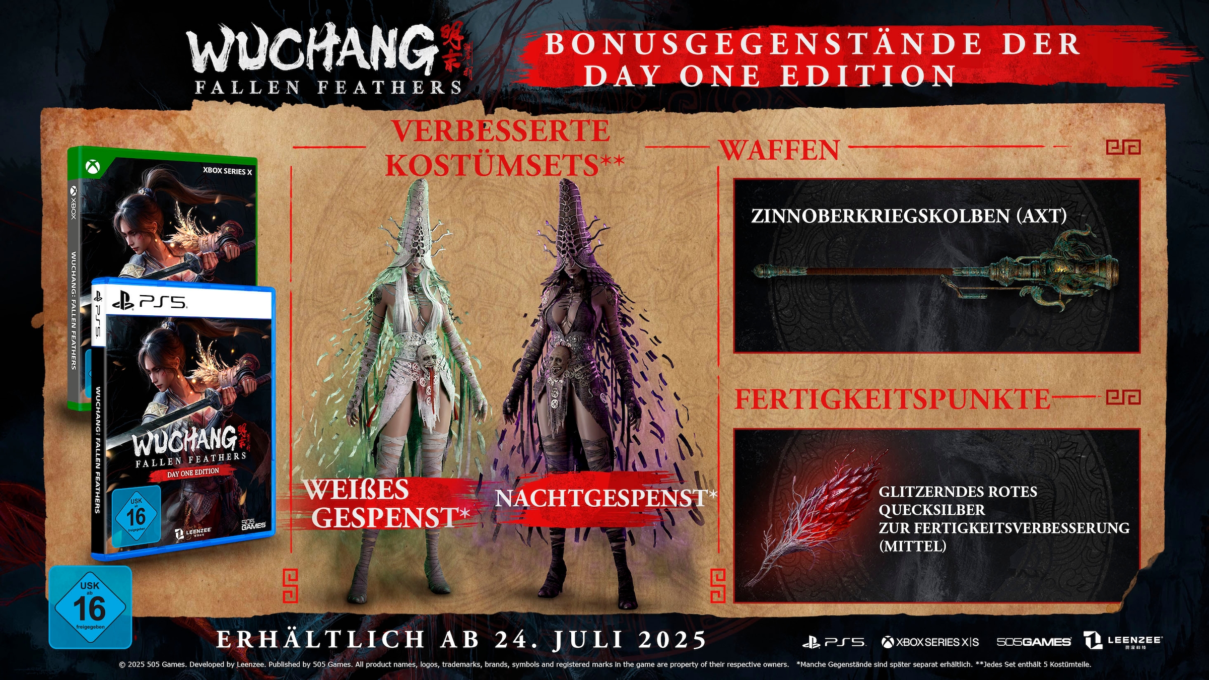505 GAMES Spielesoftware »Xbox WUCHANG: Fallen Feathers Day One Edition« Xbox Series X