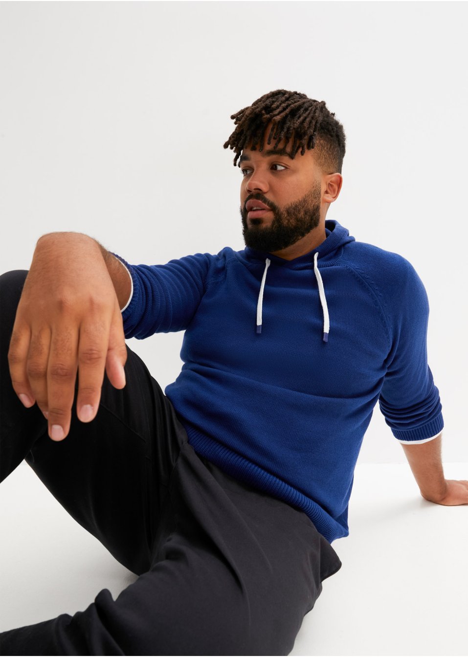 Pull à capuche en coton