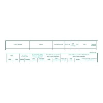 Exacompta - Registre unique du personnel - 27 x 32 cm - 100 pages