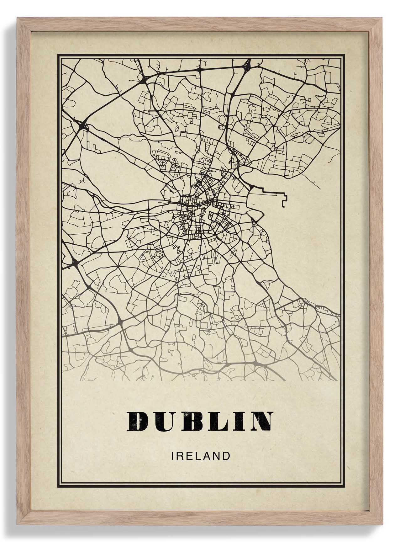 Dublin Stadt Sepia