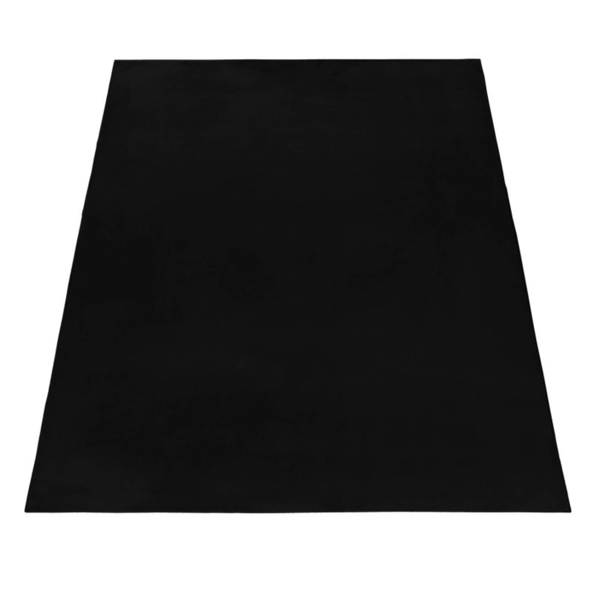Weicher Hochflor Teppich Wohnzimmer Einfarbig, Felloptik, Flauschig, Rutschfest,