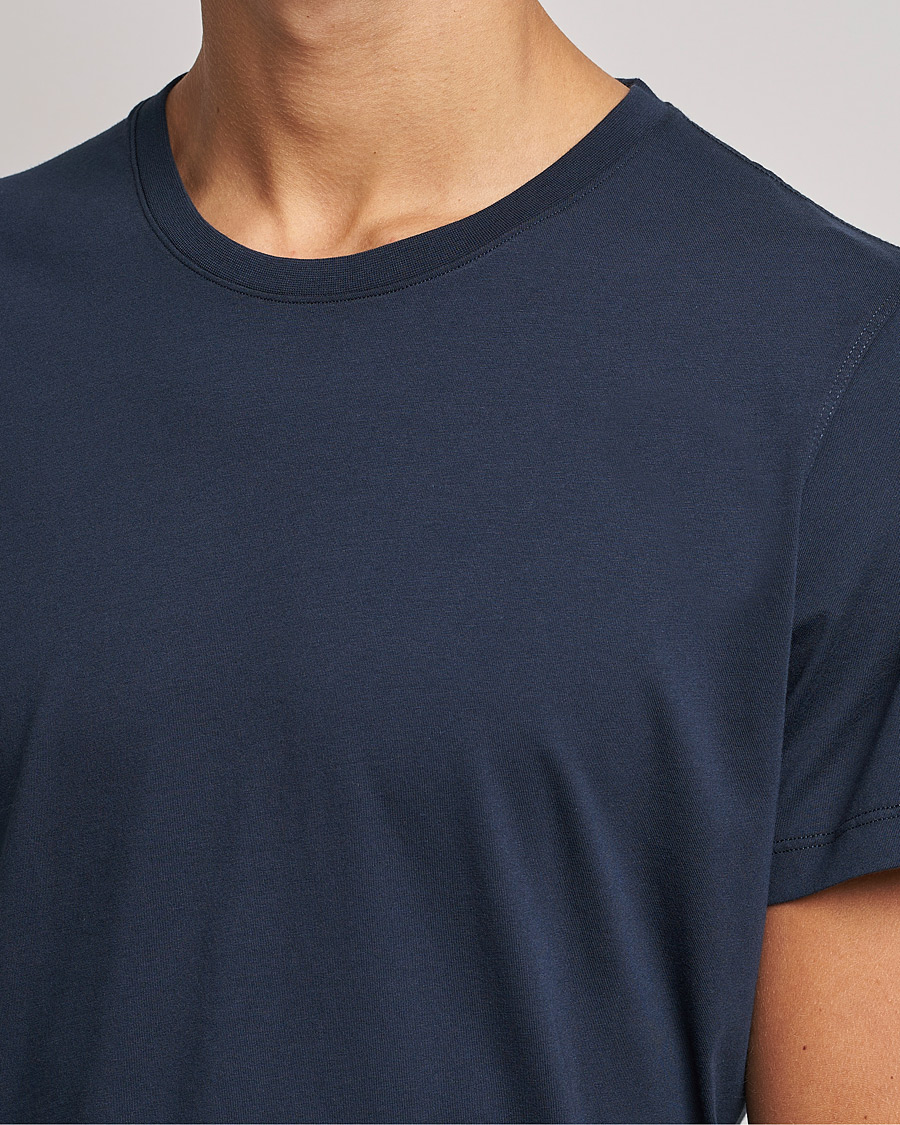 NN07 Pima Crew Neck Tee Navy Blue