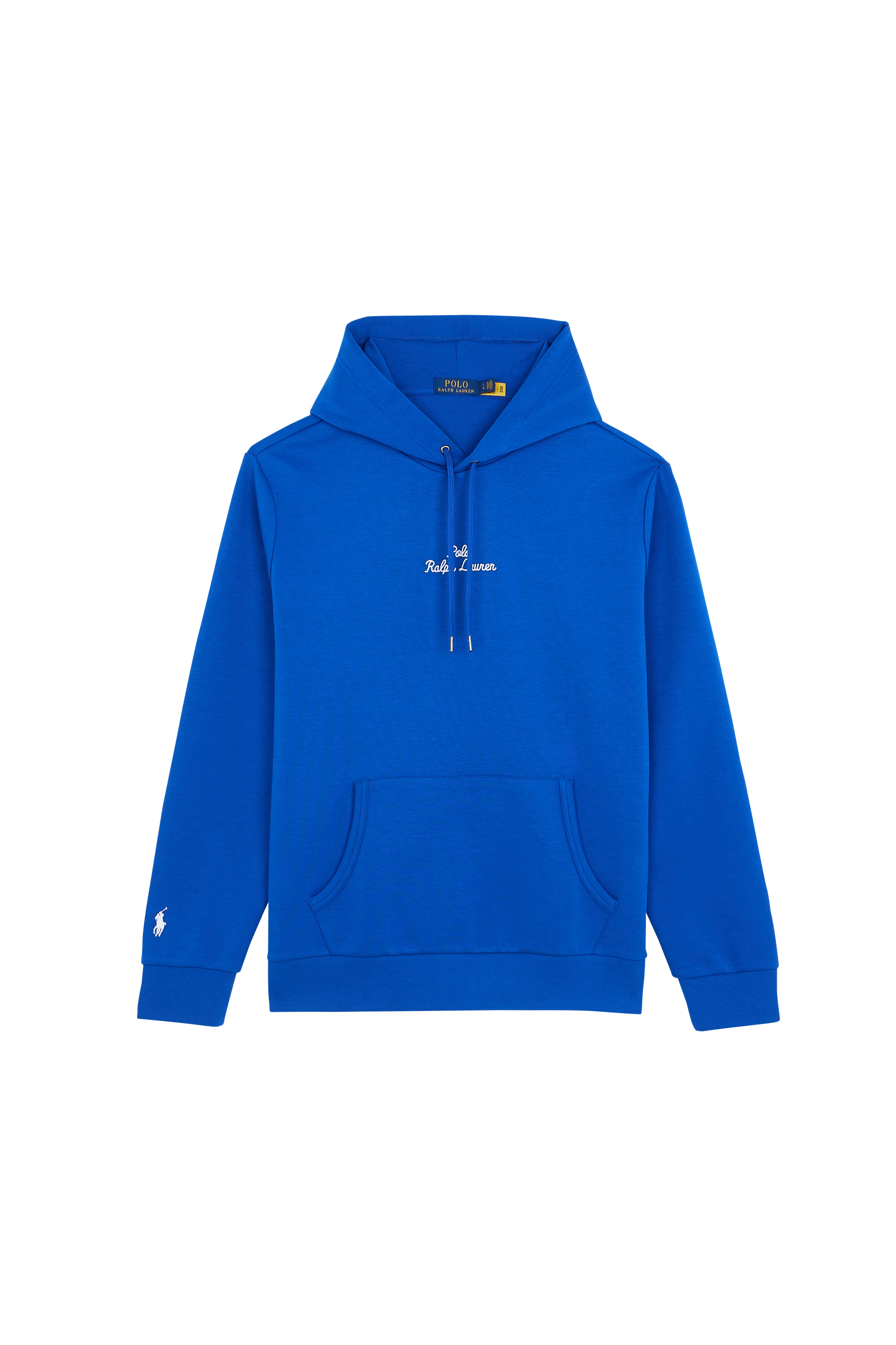 POLO RALPH LAUREN Hoodie DOUBLE KNIT Bleu