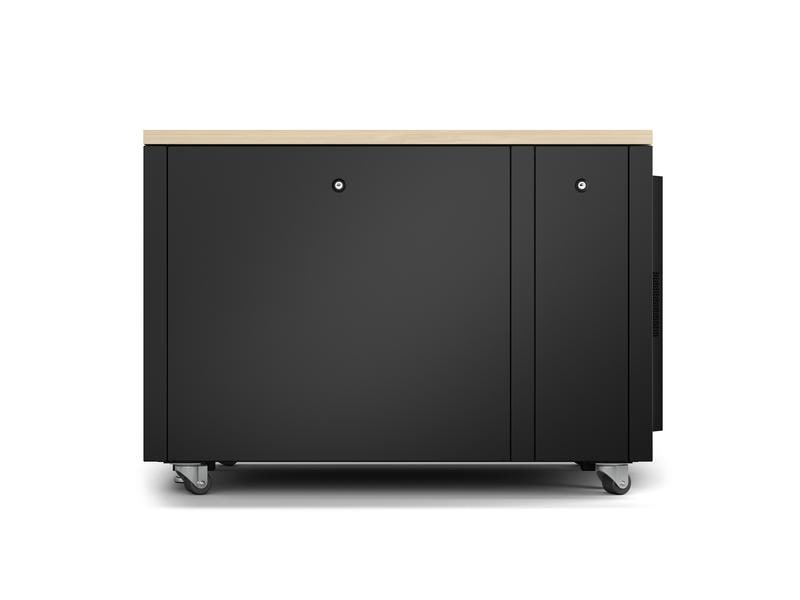 APC Netzwerkschrank NetShelter CX AR4012A Soundproof 12HE APC NetShelter Soundproof Serverschrank, 12HE, 110-240V, 783H x 750W x 1134D mm, Ahorn