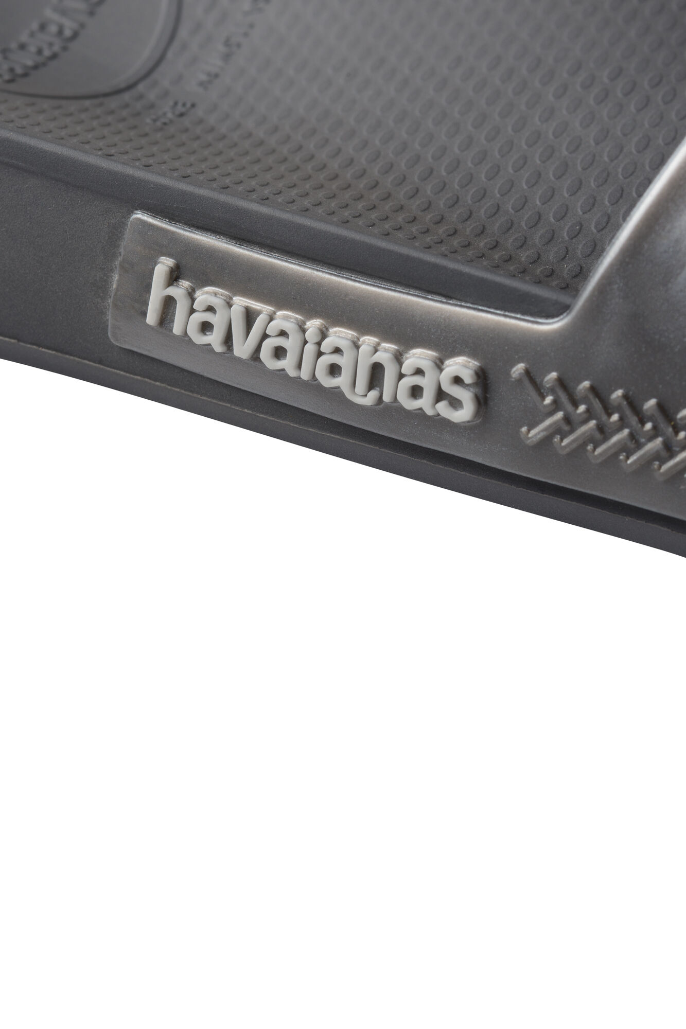 Chinelo Hav. Slide Classic Metálico - cinza