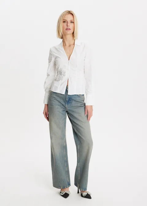Korset top wit (WIT)