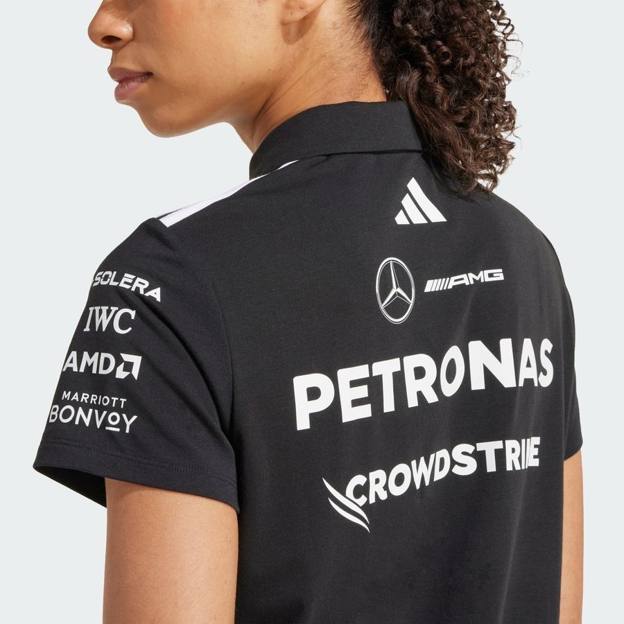 Adidas Polo noir Mercedes - AMG Petronas Formula One Team