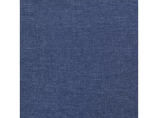 Sommier à lattes de lit Bleu 140x190 cm Tissu