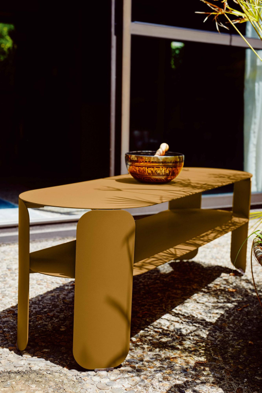 Fermob Bebop salontafel 120x40 Nutmeg