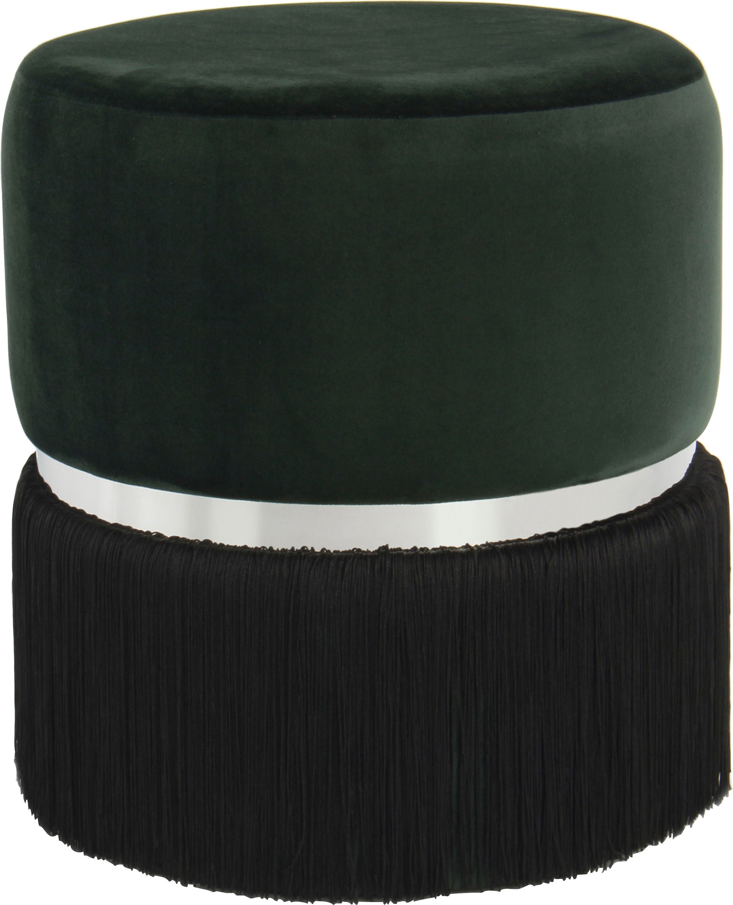Kayoom Sitzhocker »Hocker Rebecca 825, Sitzpouf in runder Form,mit samtigem Bezug« 1 Stk. tlg. pflegeleicht, modern, vielseitig verwendbar, Sitzfläche gepolstert