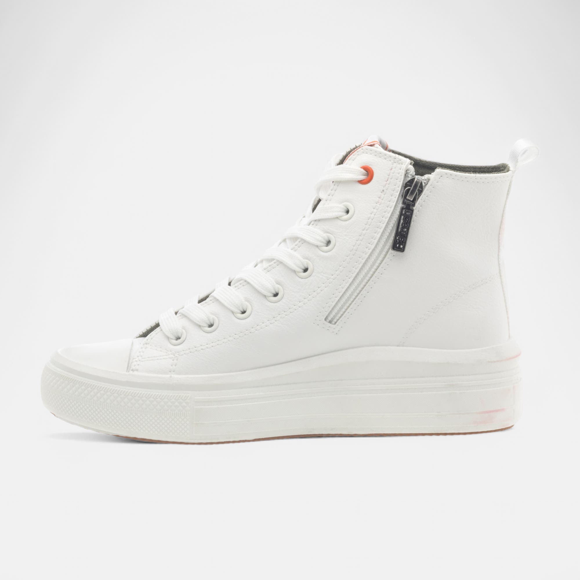 Baskets hautes Femme blanc