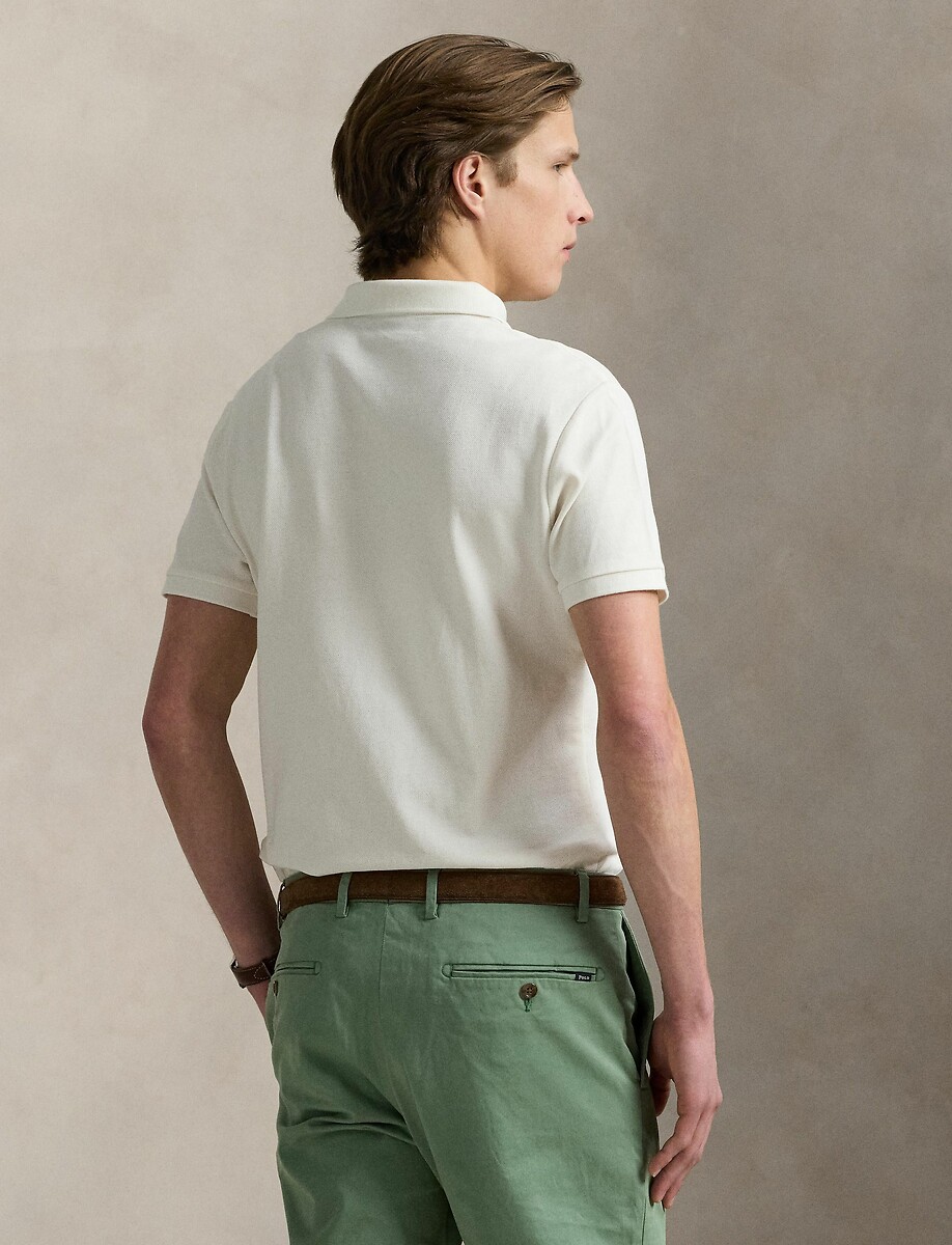 POLO RALPH LAUREN<br>Polo piqué de algodão Slim Fit