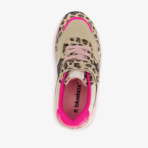 Blue Box meisjes sneakers met luipaardprint