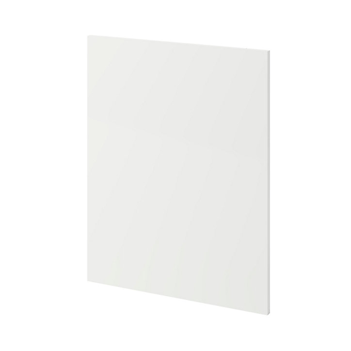 Côté de remplacement bas droit Goodhome Stevia/Garcinia blanc H. 72 cm x l. 57 cm x Ep. 18 mm
