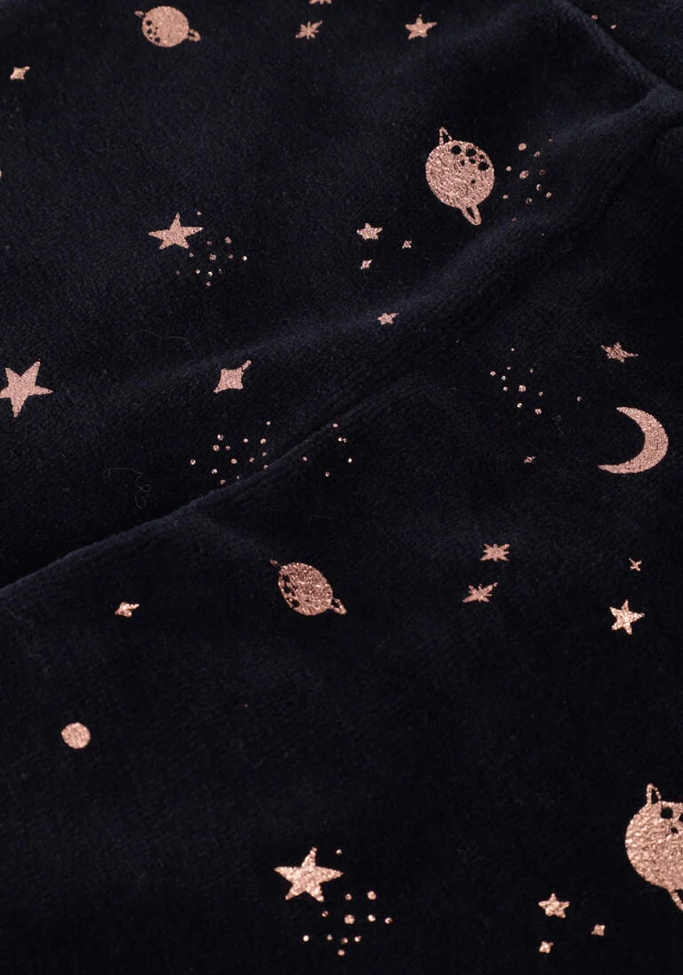 AMMEHOELA blauwe ammehoela flared broek am.liv.29