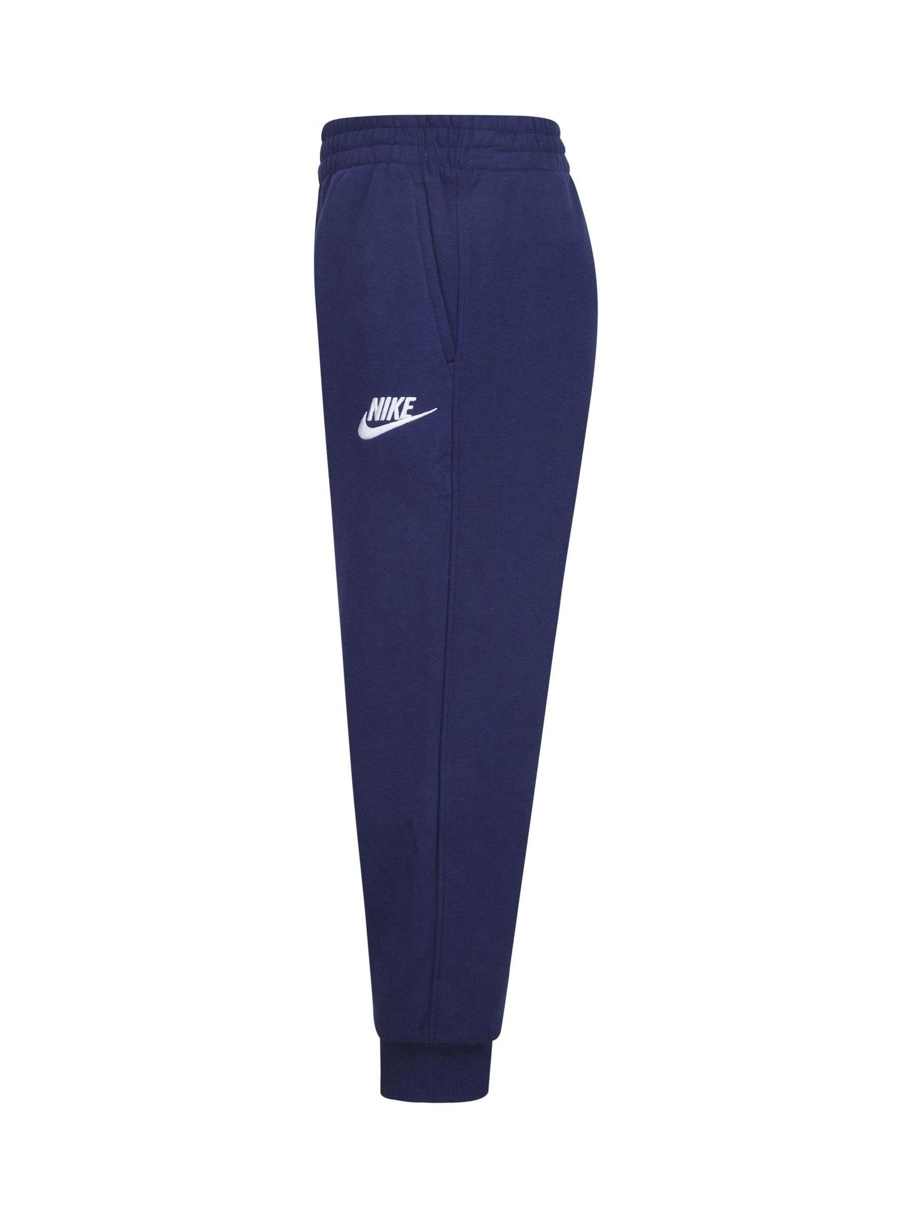 Blauw - Nike Little Kids Club fleece joggingbroek