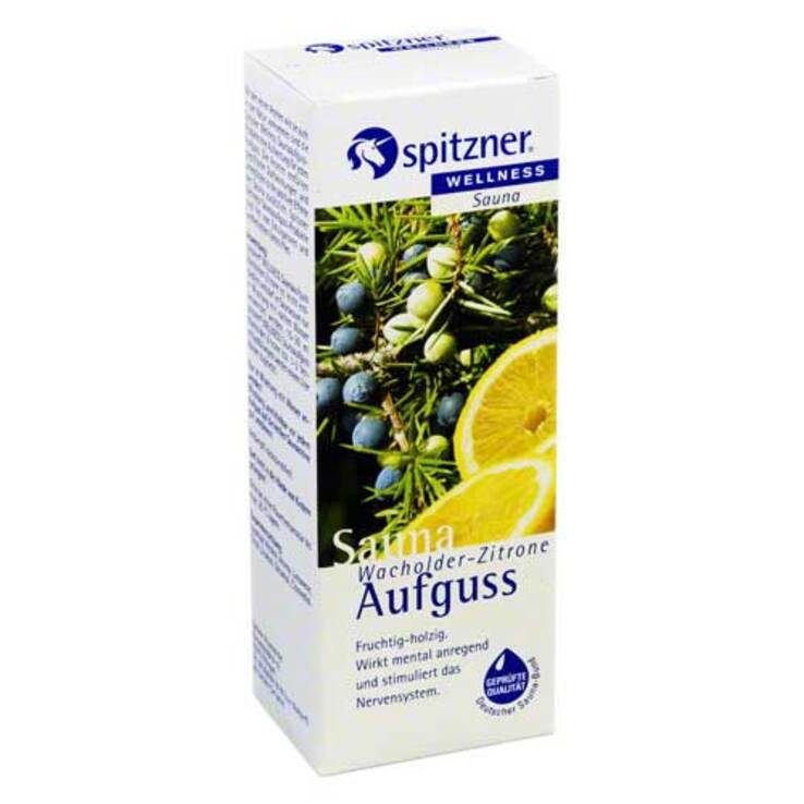 Spitzner Saunaaufguss Wacholder Zitrone Wellness, 190 ml