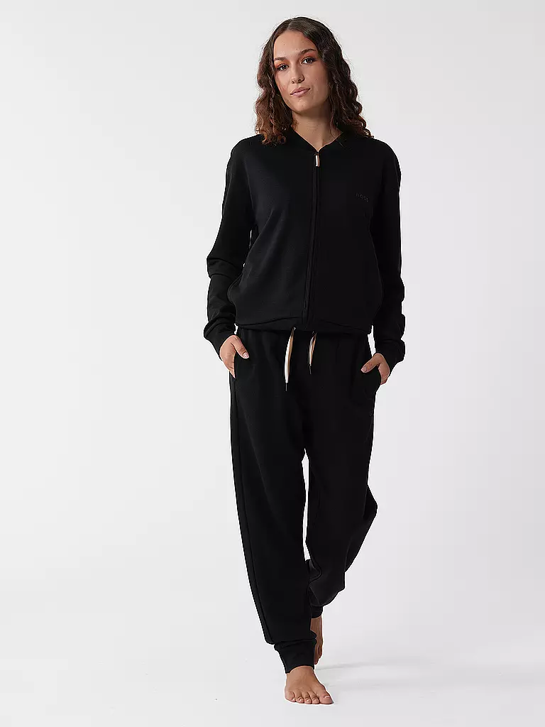 BOSS Sweatjacke CP STRIPE schwarz