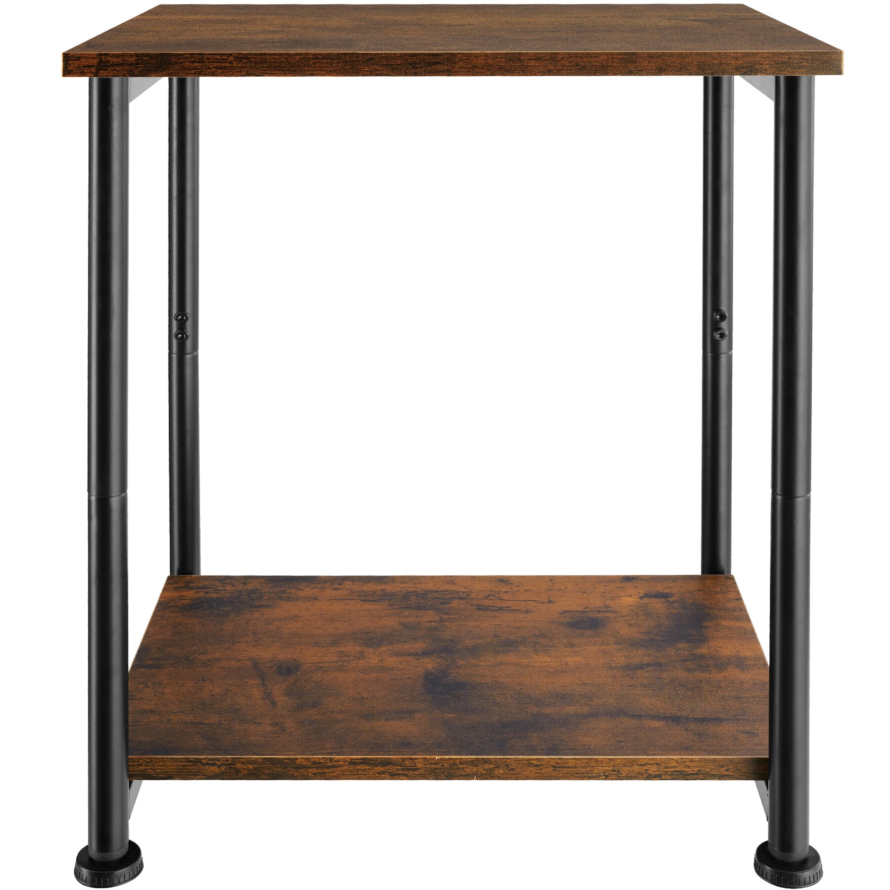 tectake® Beistelltisch, Industrial Style, mit 2 Ablagen, 38,5 x 30 x 51,5 cm
