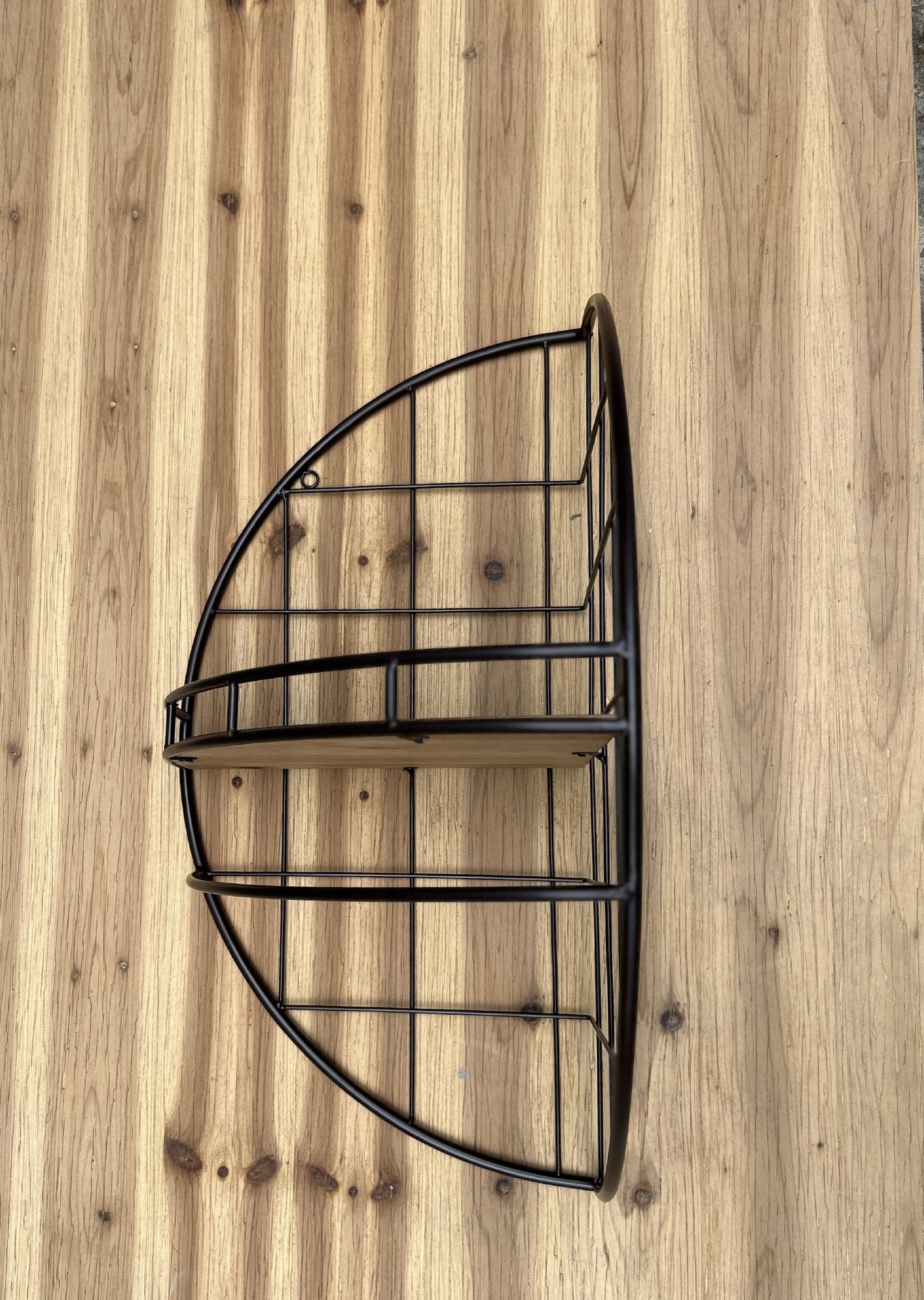 Eck-Wandregal, H 68 cm, B 33 cm, L 33 cm von fischer's lagerhaus