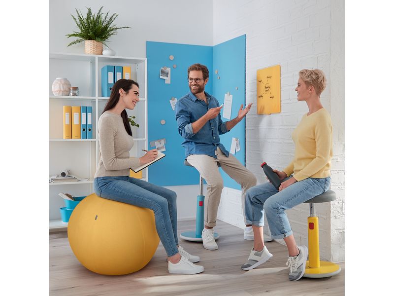 Leitz Sitzball Ergo Cosy Active Blau Der ergonomische Leitz Ergo Cosy Sitzball für aktives Sitzen