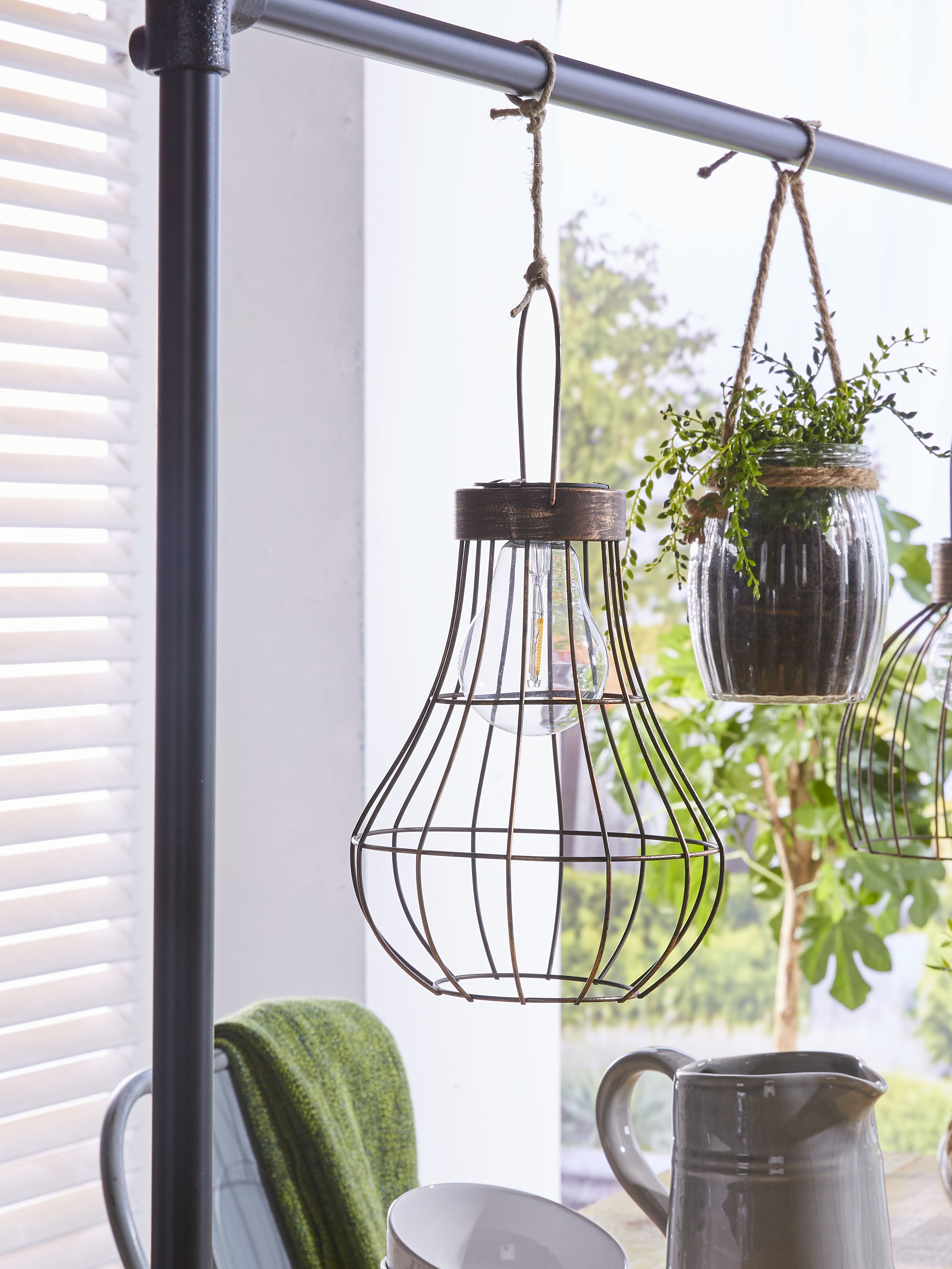 Luxform Manchester solar hanglamp