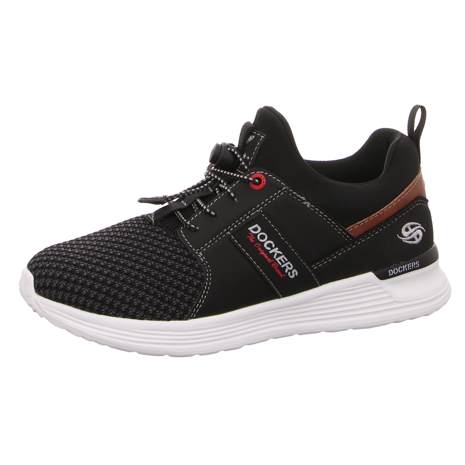 Dockers Schnürhalbschuh schwarz